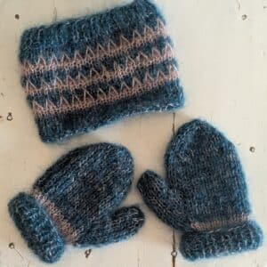 Ensemble moufles et tour de cou